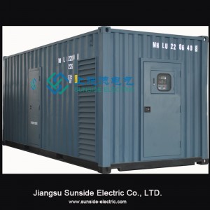 dieseldrevet containergeneratorsæt